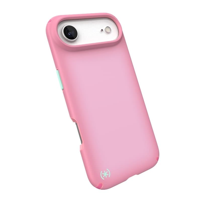 Speck Presidio Lux MagSafe - Custodia Air per iPhone (Rosa Ibis / Ibis Scuro / Verde Kanon) - 17