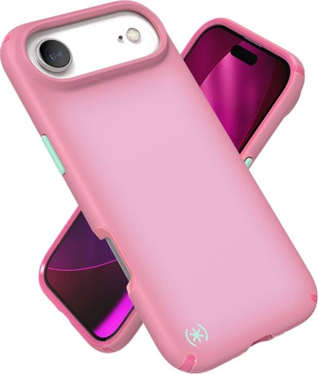 Speck Presidio Lux MagSafe - Custodia Air per iPhone (Rosa Ibis / Ibis Scuro / Verde Kanon) - 10