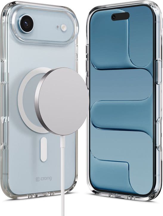 Crong Clear MAG Cover - Custodia MagSafe per iPhone Air (trasparente) - 9
