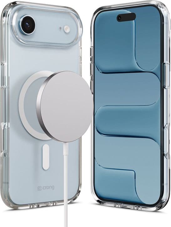 Crong Clear MAG Cover - Custodia MagSafe per iPhone Air (trasparente) - 10