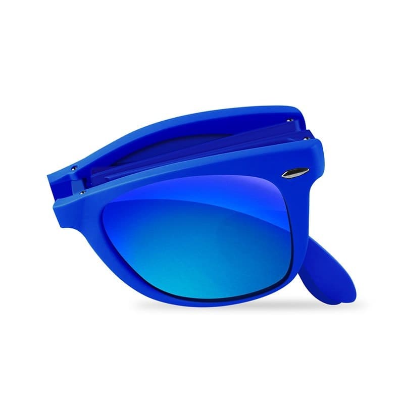 PURO Sunny Kit - Case set for iPhone SE (2022/2020) / 8/7 + foldable sunglasses (blue) - 3