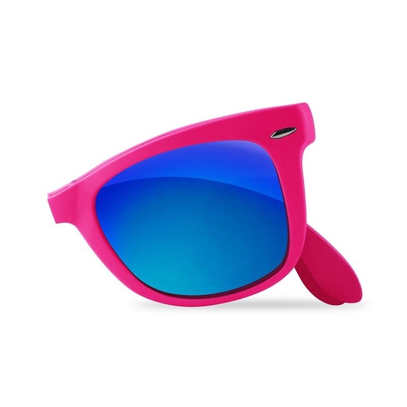 PURO Sunny Kit - Case set for iPhone SE (2022/2020) / 8/7 + foldable sunglasses (pink) - 9