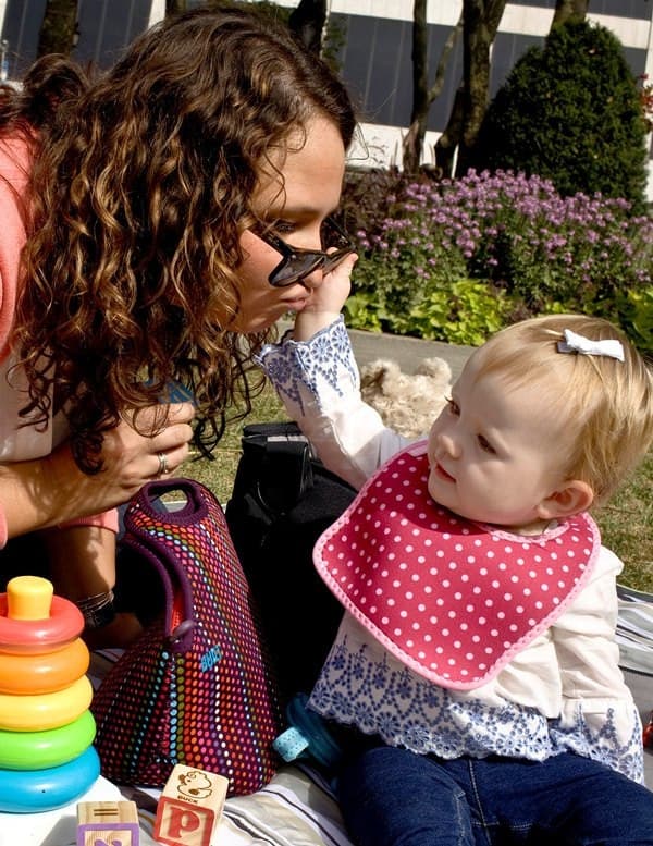 BUILT Mess Mate Set of 2 baby bib (Baby Pink Mini Dots) - 6