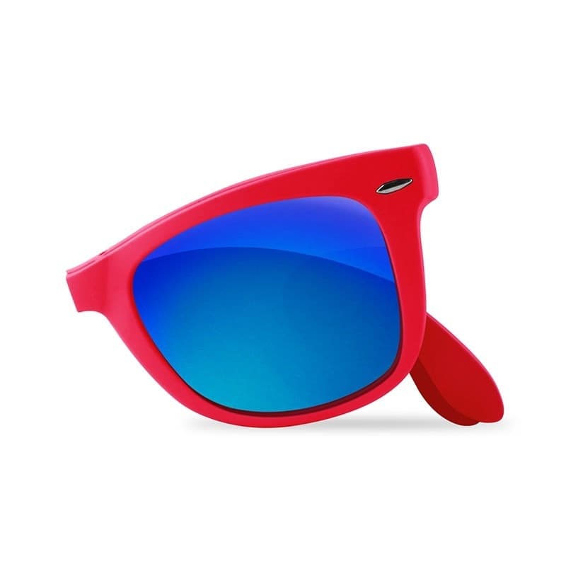 PURO Sunny Kit - Case set for iPhone SE (2022/2020) / 8/7 + foldable sunglasses (red) - 9