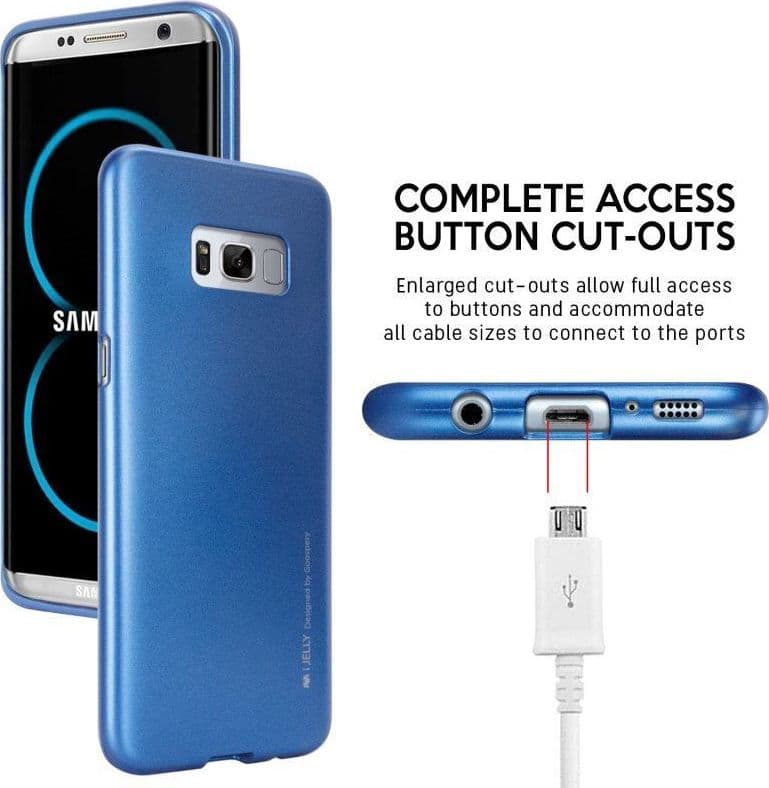 Mercury I-Jelly - Case for Samsung Galaxy S8+ (Blue) - 5