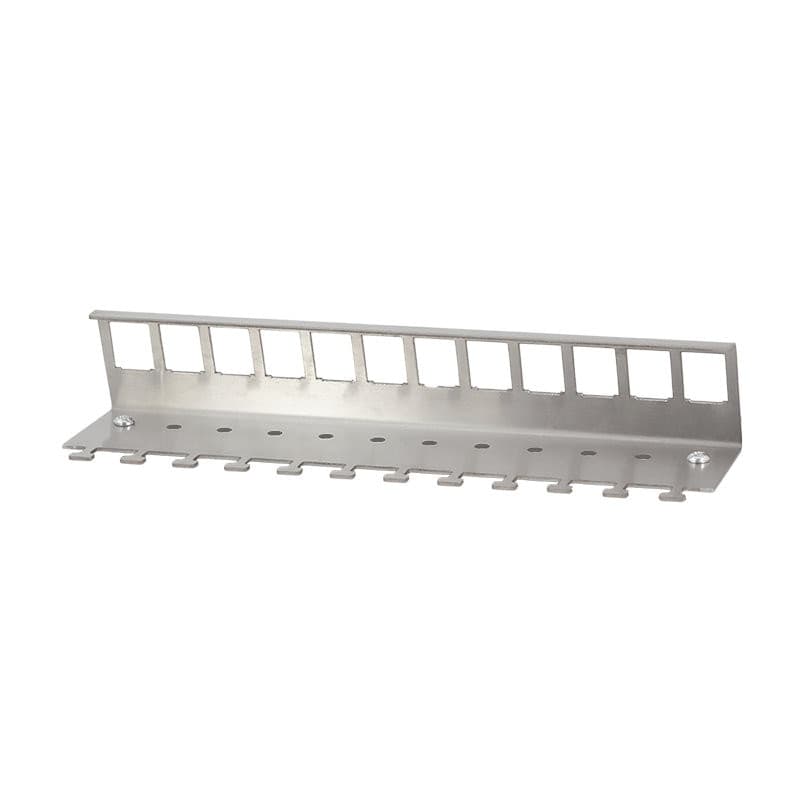 Adattatore per Modulo Keystone 12xRJ45 per Guida DIN - 5