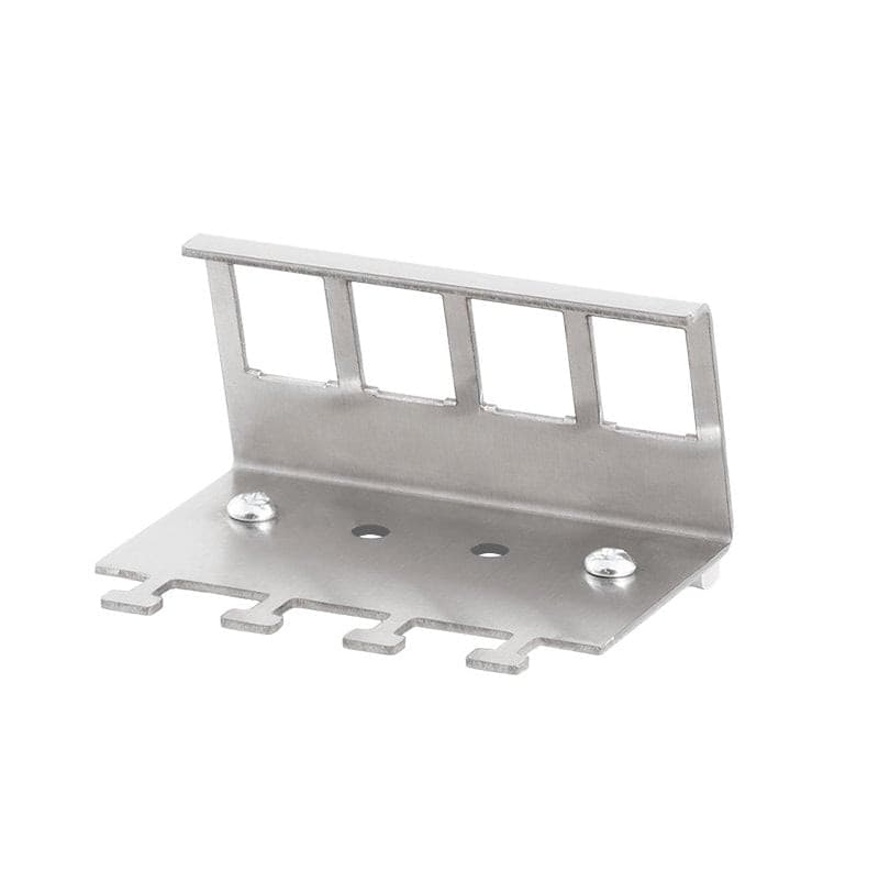 Adattatore per Modulo Keystone 4xRJ45 per Guida DIN - 6