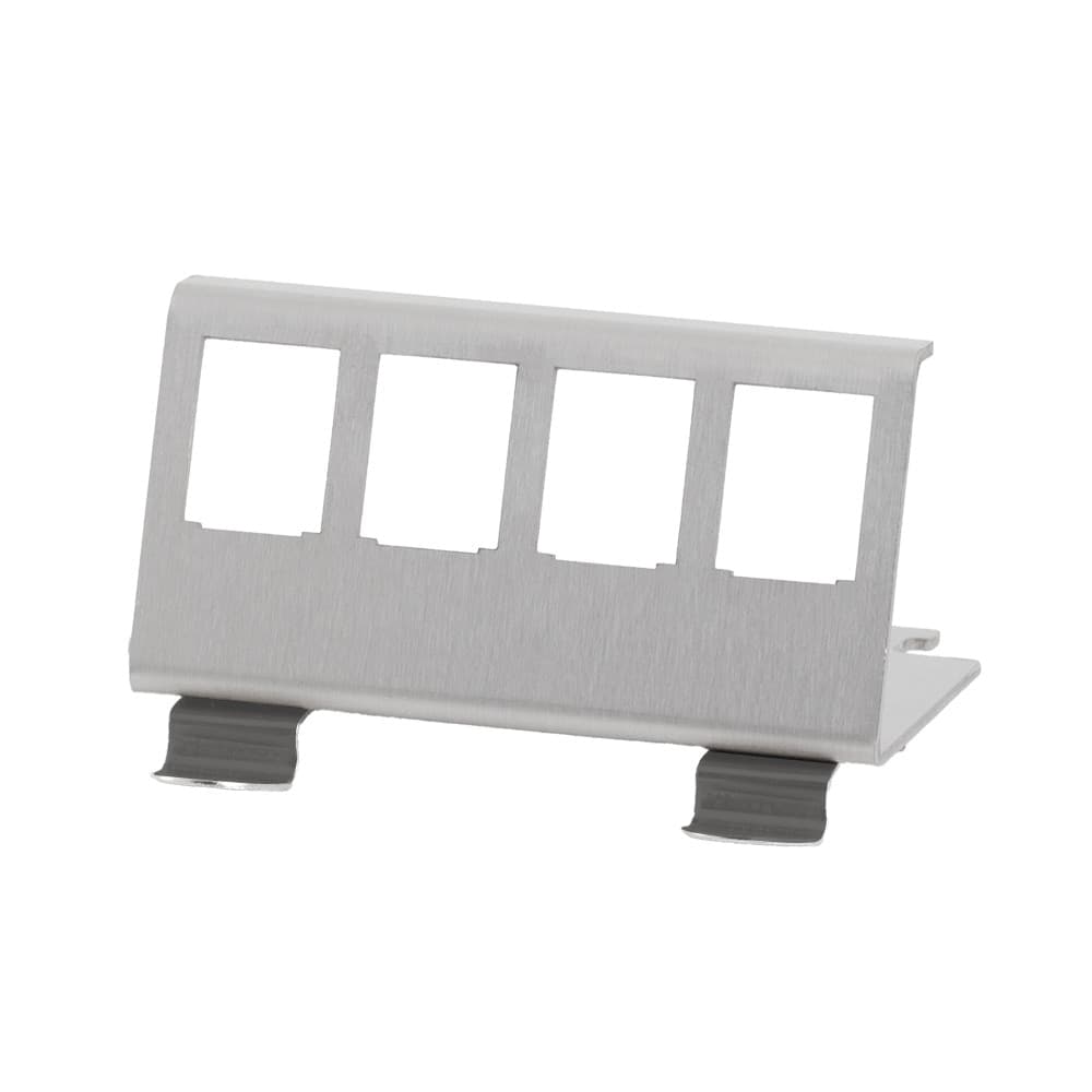 Adattatore per Modulo Keystone 4xRJ45 per Guida DIN - 9