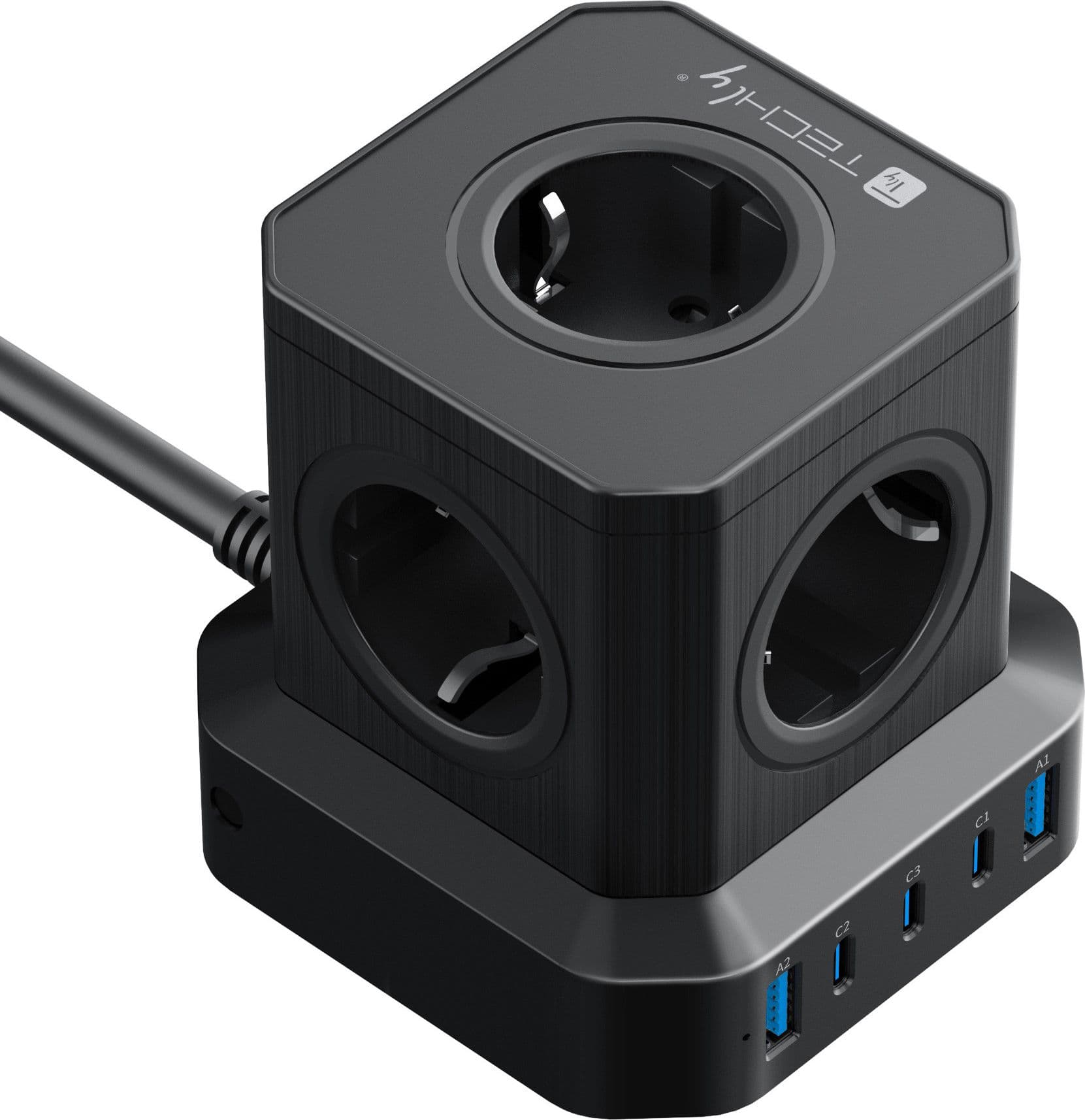 Multipresa da Tavolo USB Cube 5p 2xUSB-A 3xUSB-C&trade - 16