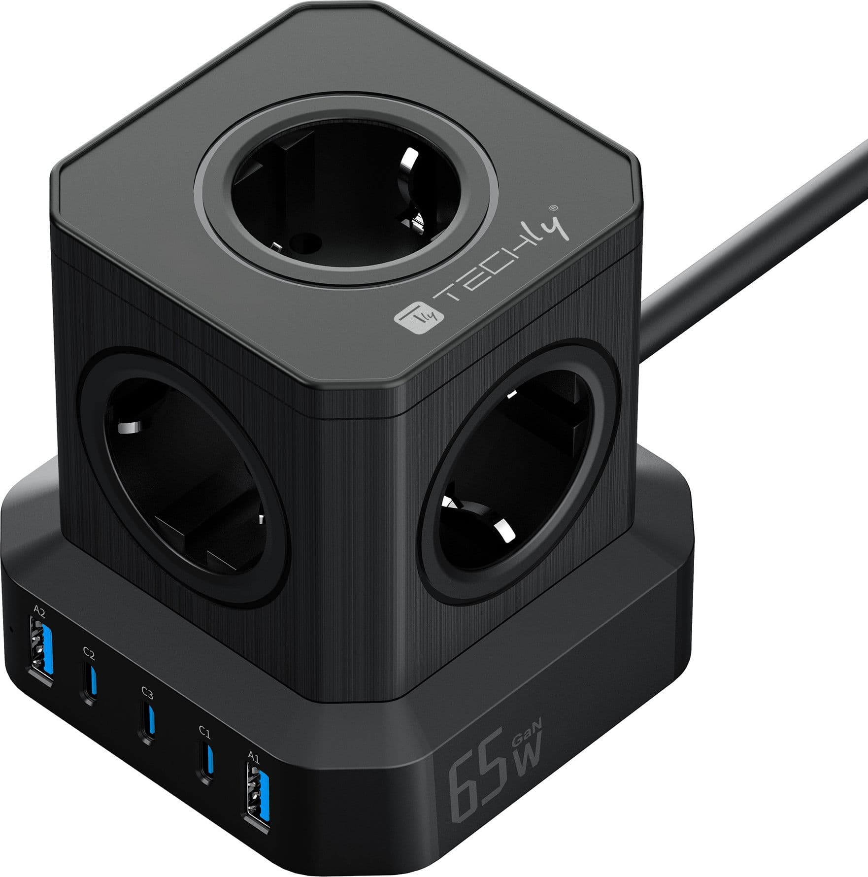 Multipresa da Tavolo USB Cube 5p 2xUSB-A 3xUSB-C&trade - 7