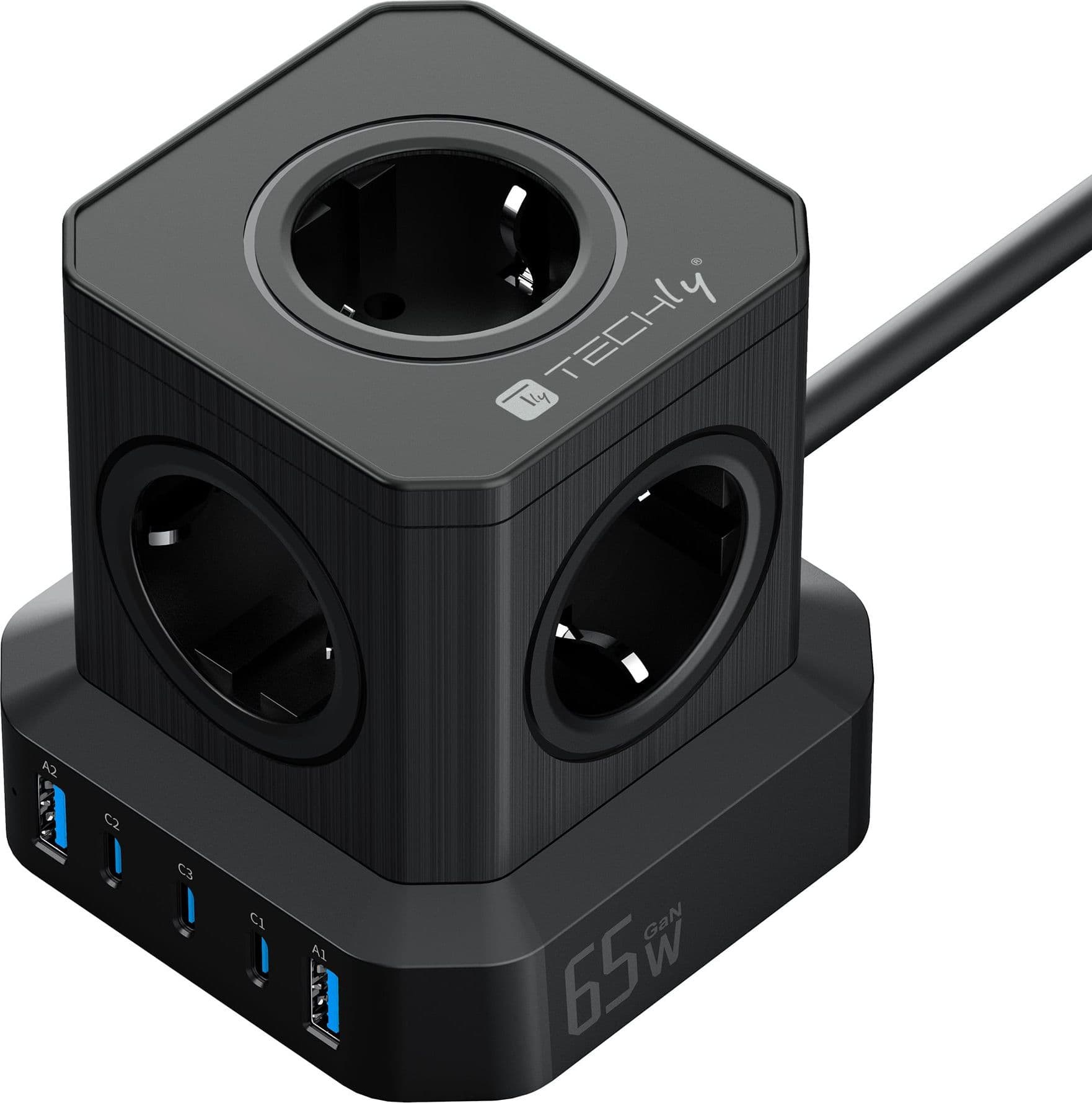 Multipresa da Tavolo USB Cube 5p 2xUSB-A 3xUSB-C&trade - 9