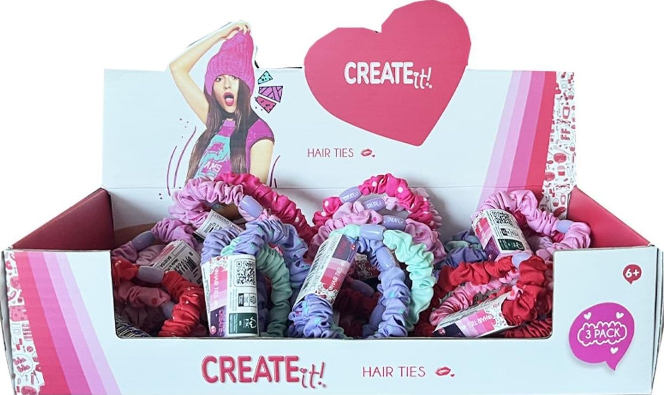 Create it Elastici per capelli Pack 3pz