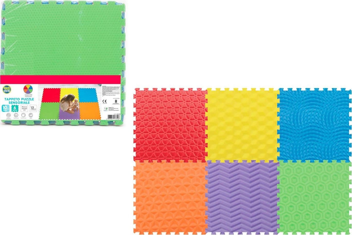 Tappeto Sensoriale 6pz 60x60 - 2