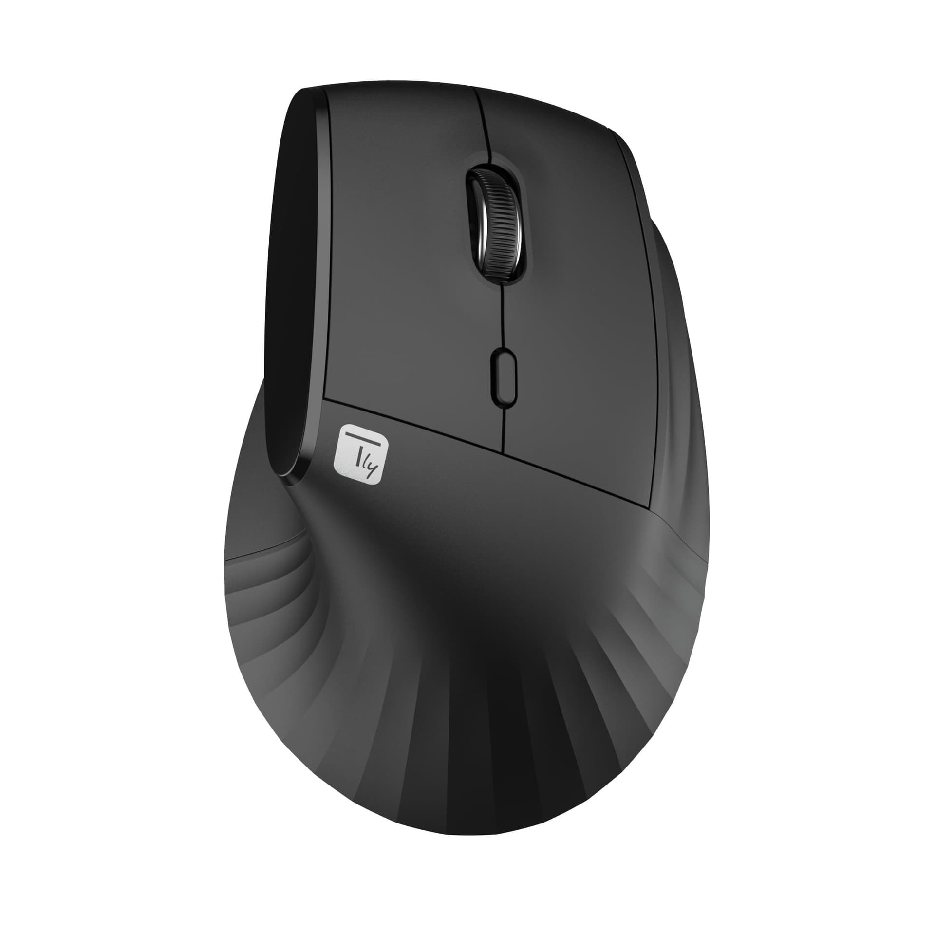 Mouse Ergonomico RGB Wireless + USB 2.4G Nero - 11