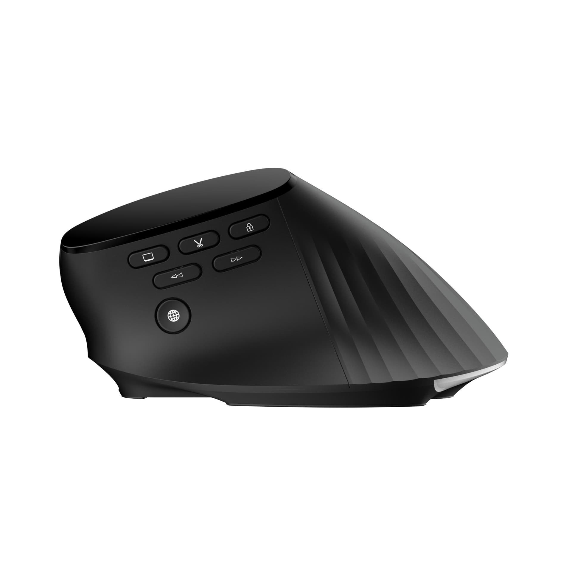 Mouse Ergonomico RGB Wireless + USB 2.4G Nero - 4