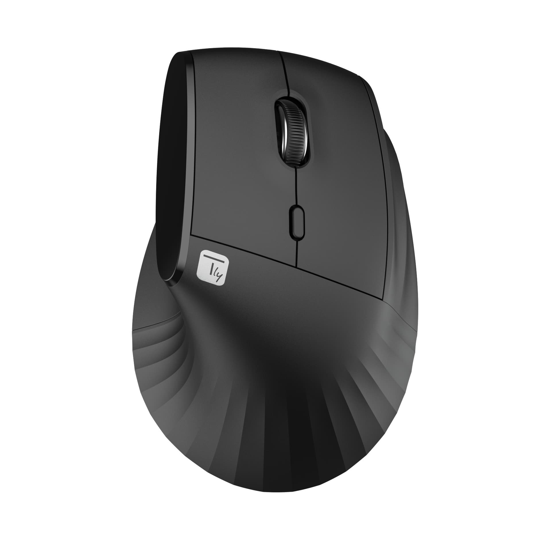Mouse Ergonomico RGB Wireless + USB 2.4G Nero - 9