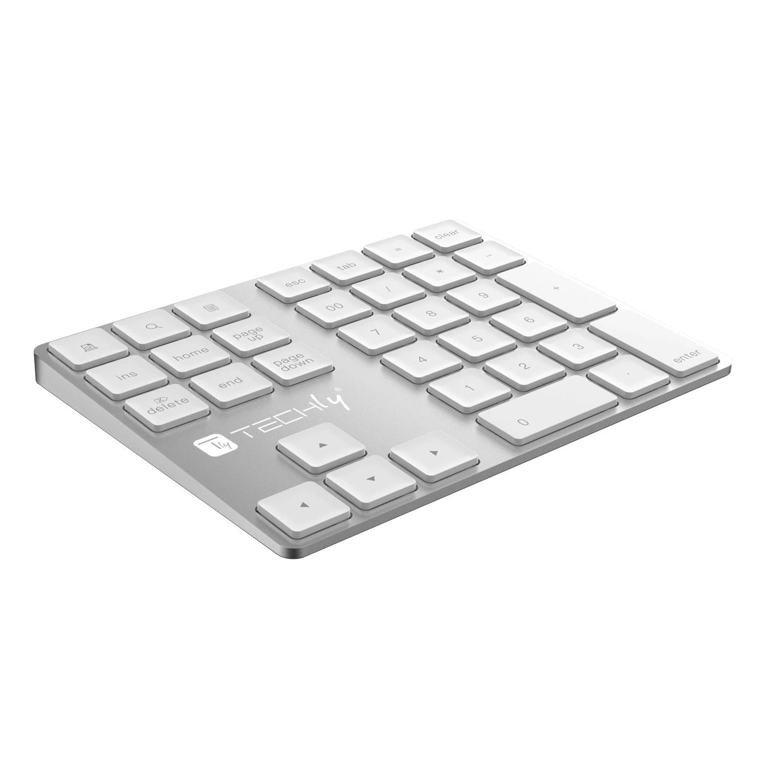 Tastierino Numerico BT V3.0 Wireless 34 Tasti Argento - 5