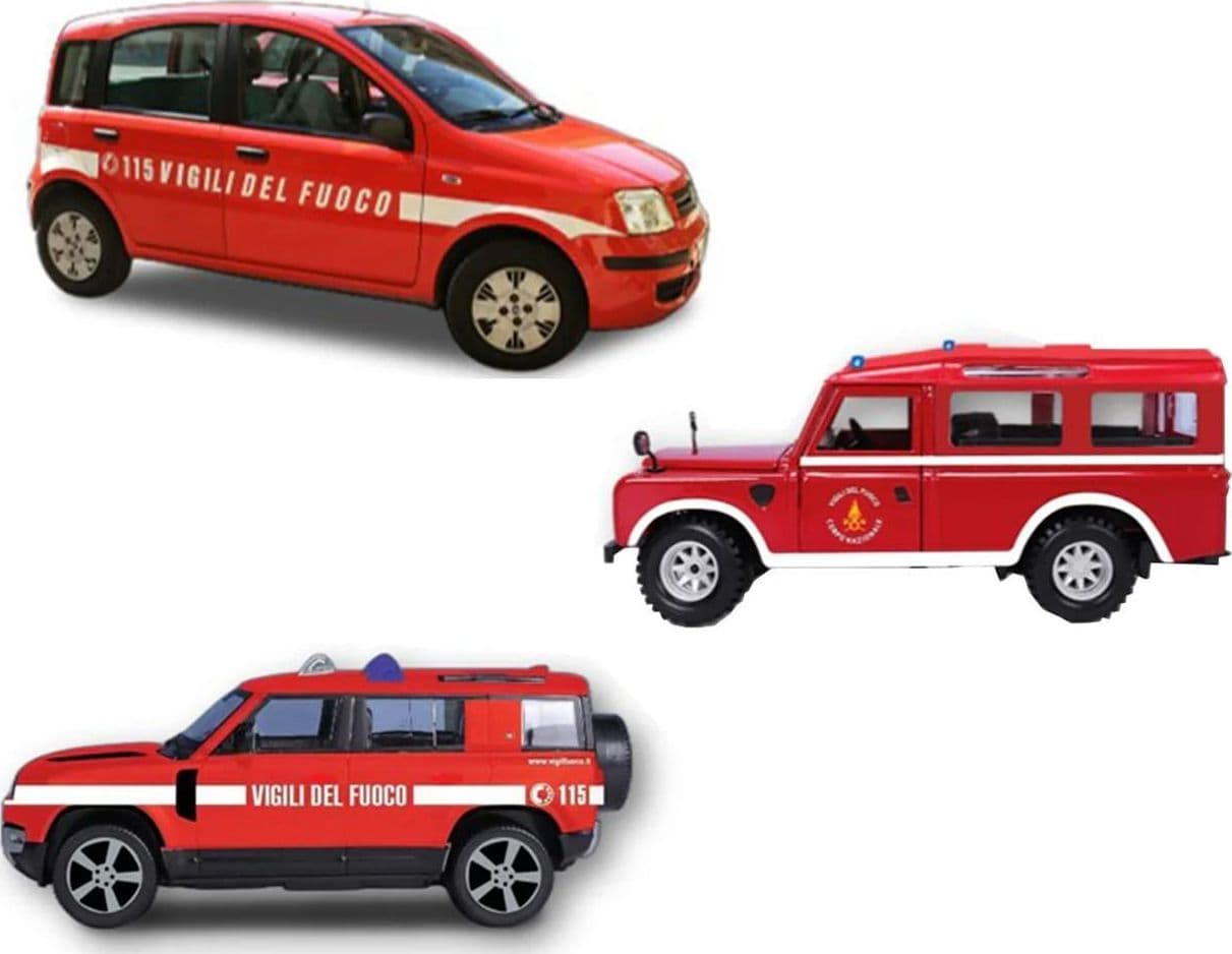 BBurago Auto Vigili del Fuoco ass.1:24