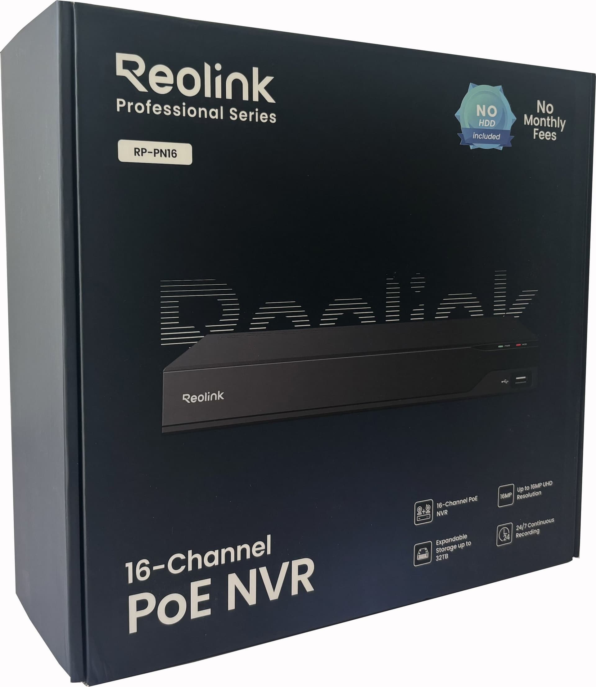 Videoregistratore NVR 16CH 16 MP Fino a 32TB con HDMI e VGA, RP-PN16 - 7