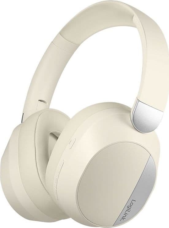 Cuffia Bluetooth V6.0 a Cancellazione Attiva del rumore ANC Beige