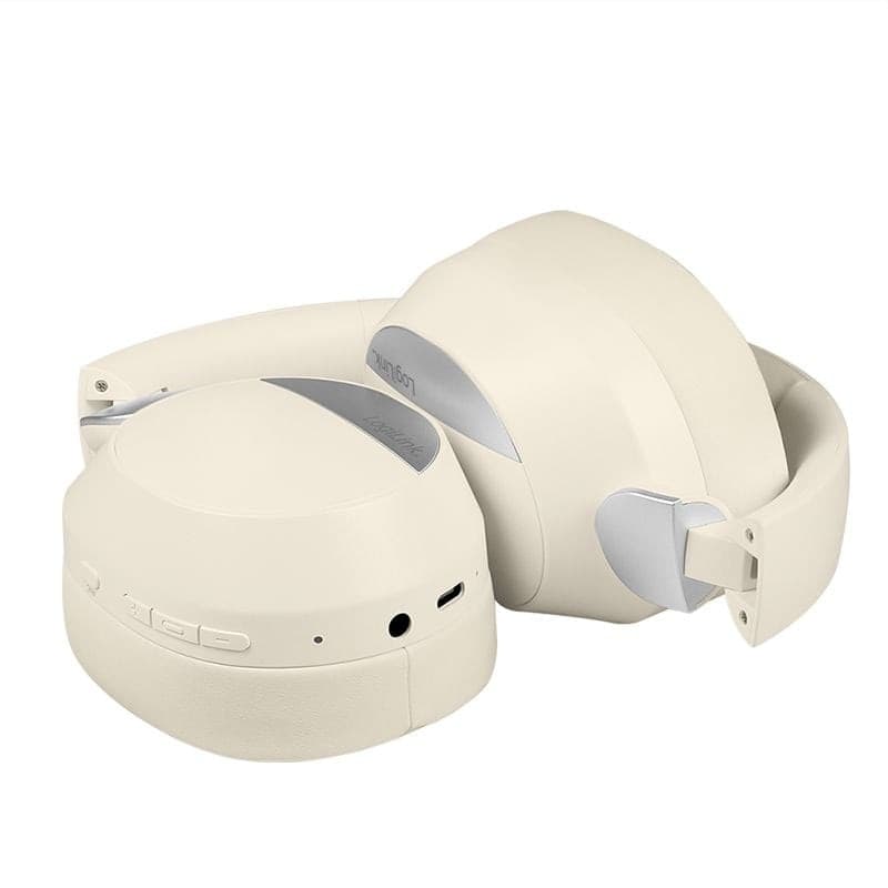 Cuffia Bluetooth V6.0 a Cancellazione Attiva del rumore ANC Beige - 5