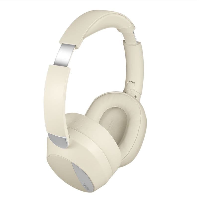 Cuffia Bluetooth V6.0 a Cancellazione Attiva del rumore ANC Beige - 7