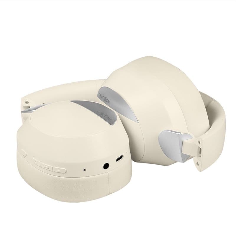 Cuffia Bluetooth V6.0 a Cancellazione Attiva del rumore ANC Beige - 8