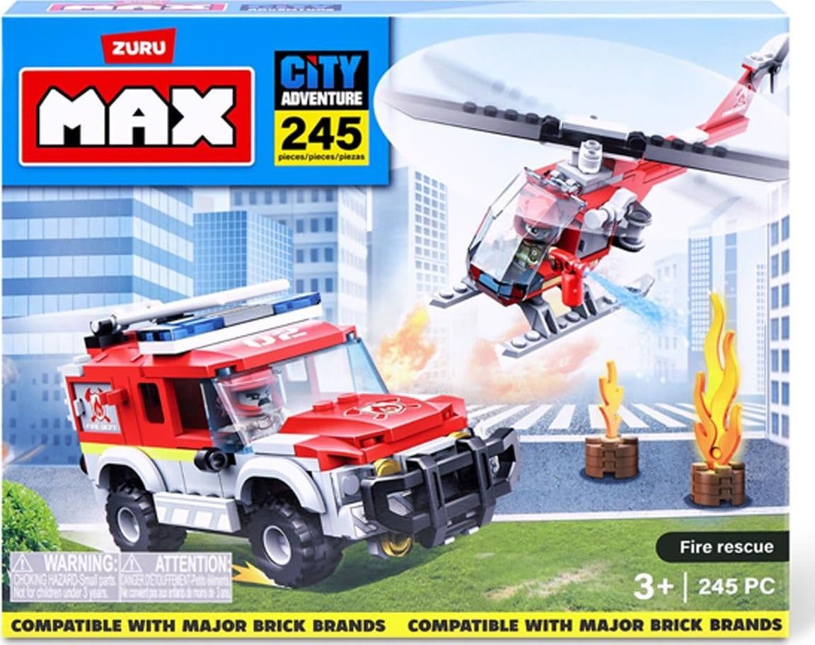 Max Pompieri 2 Veicoli Emergenza 265pz