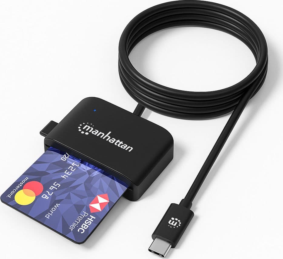 Lettore di Smart Card USB-C&trade con Slot per MicroSD - 14
