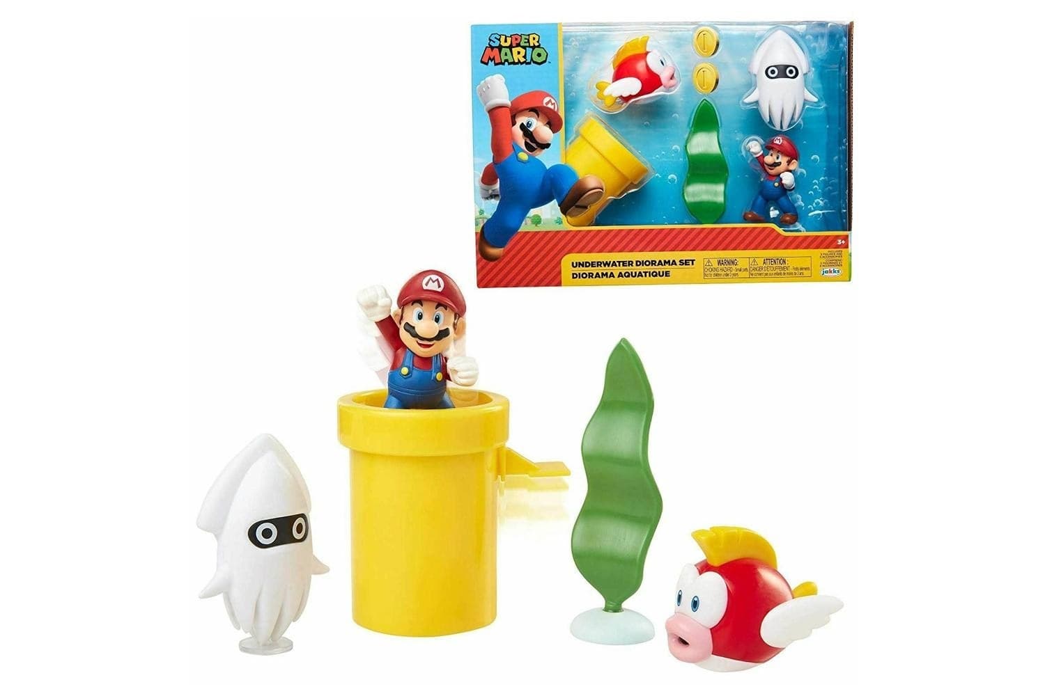 Super Mario Diorama Set Subacqueo