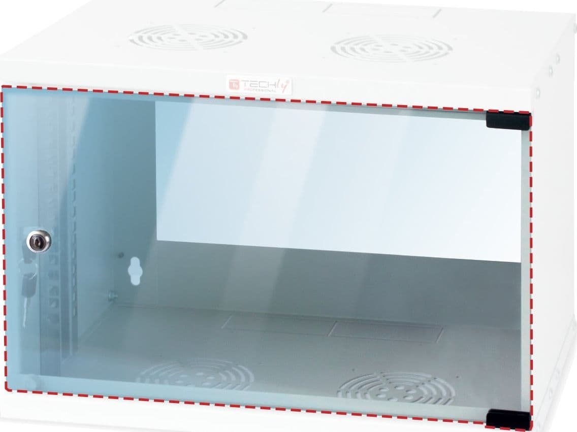 Vetro di Ricambio per Armadio Rack 19'' a Muro 6U - 2