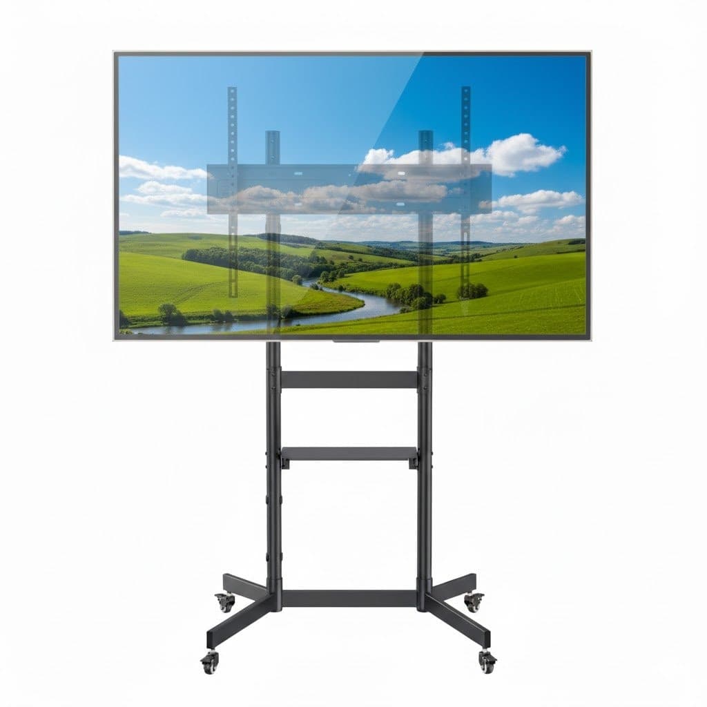 Supporto a Pavimento con Mensola per TV LCD/LED/Plasma 55-100'' - 6