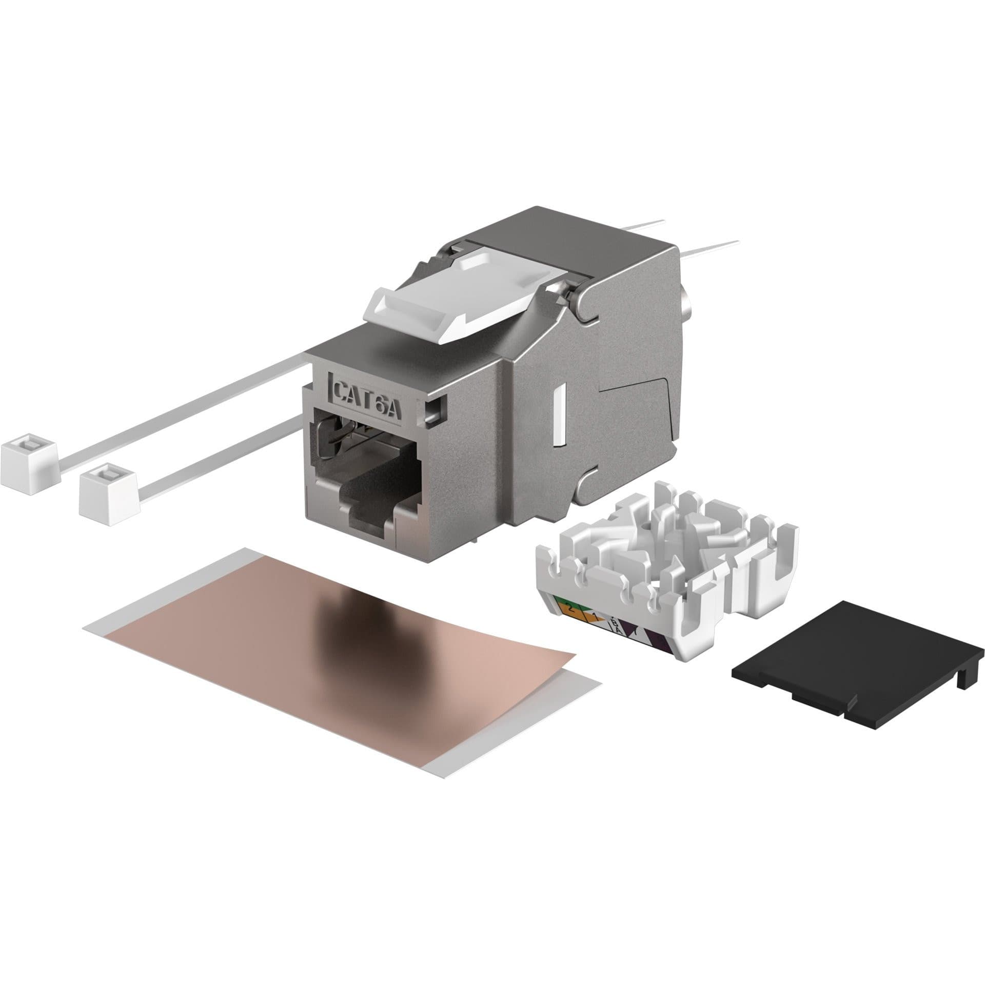 Frutto Keystone RJ45 STP C6A Toolless Silver - 4