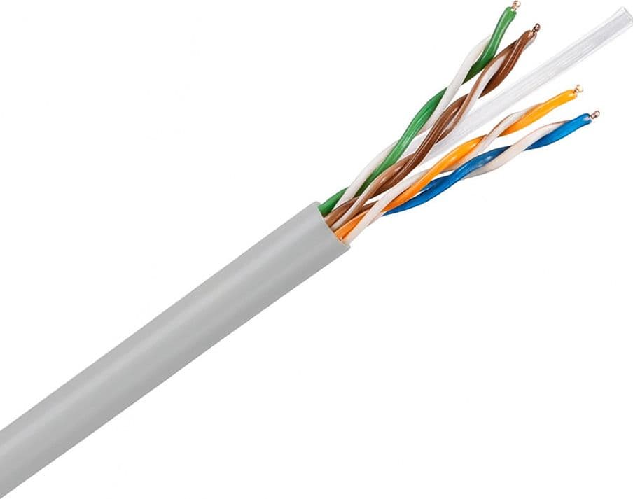 Cavo Cat. 6 Rigido U/UTP LSZH in Matassa 200 m Grigio - 8