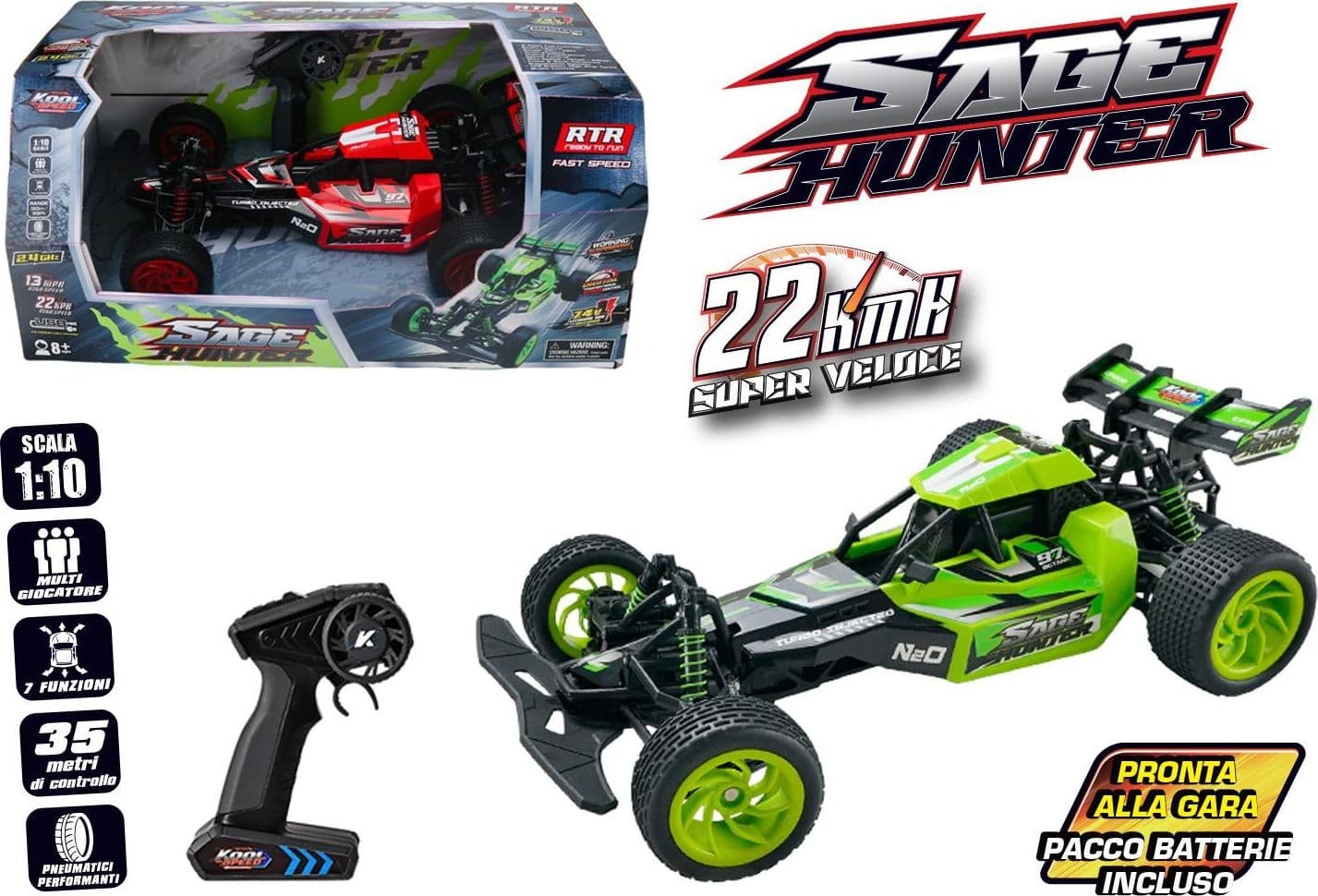 Sage Hunter R/C 22km/h - 3