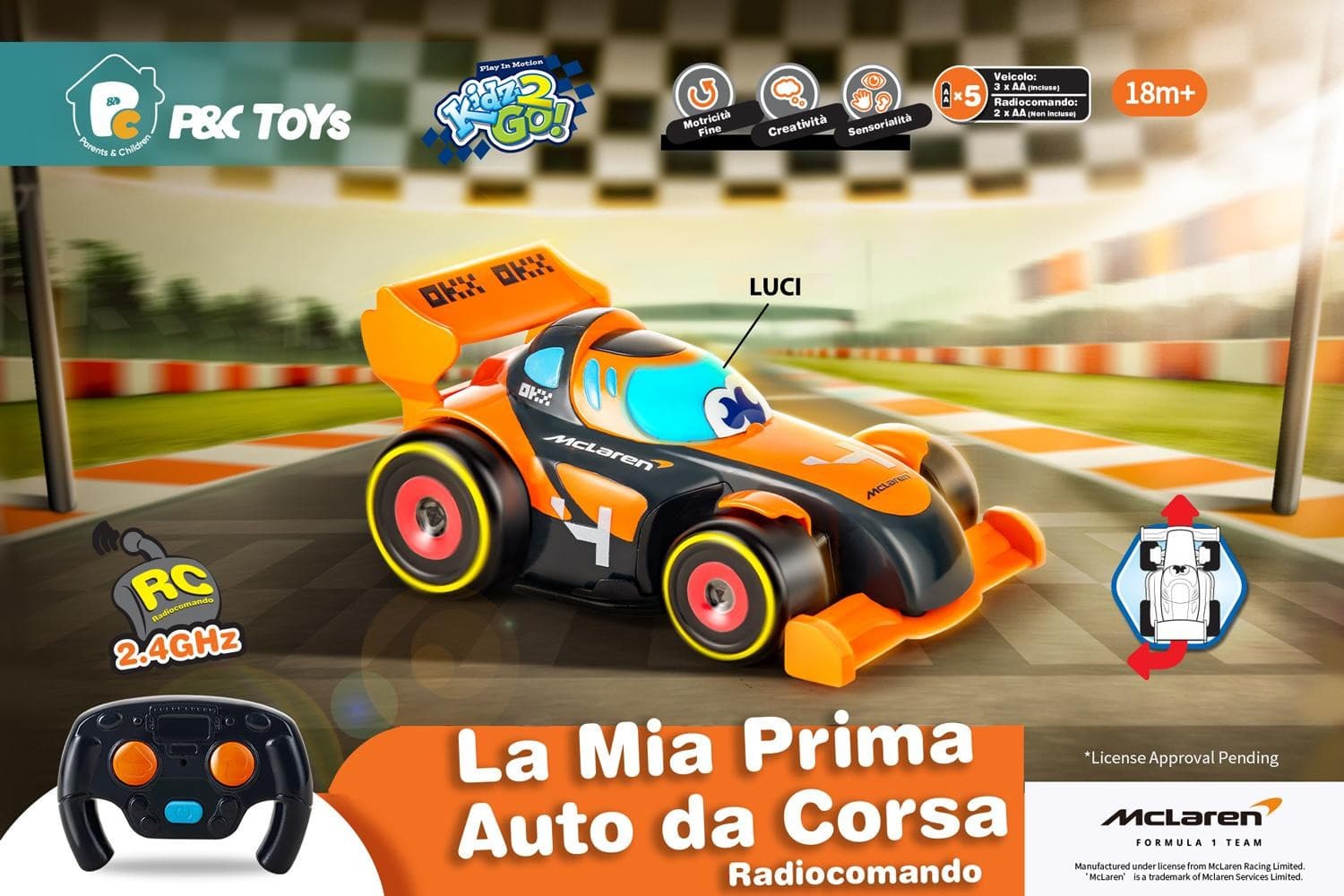 KiddyGO McLaren F1 Radiocontrol