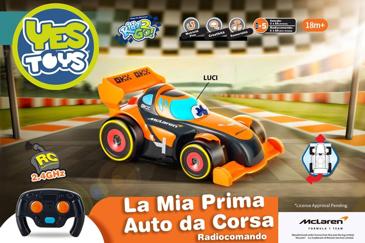 KiddyGO McLaren F1 Radiocontrol - 2