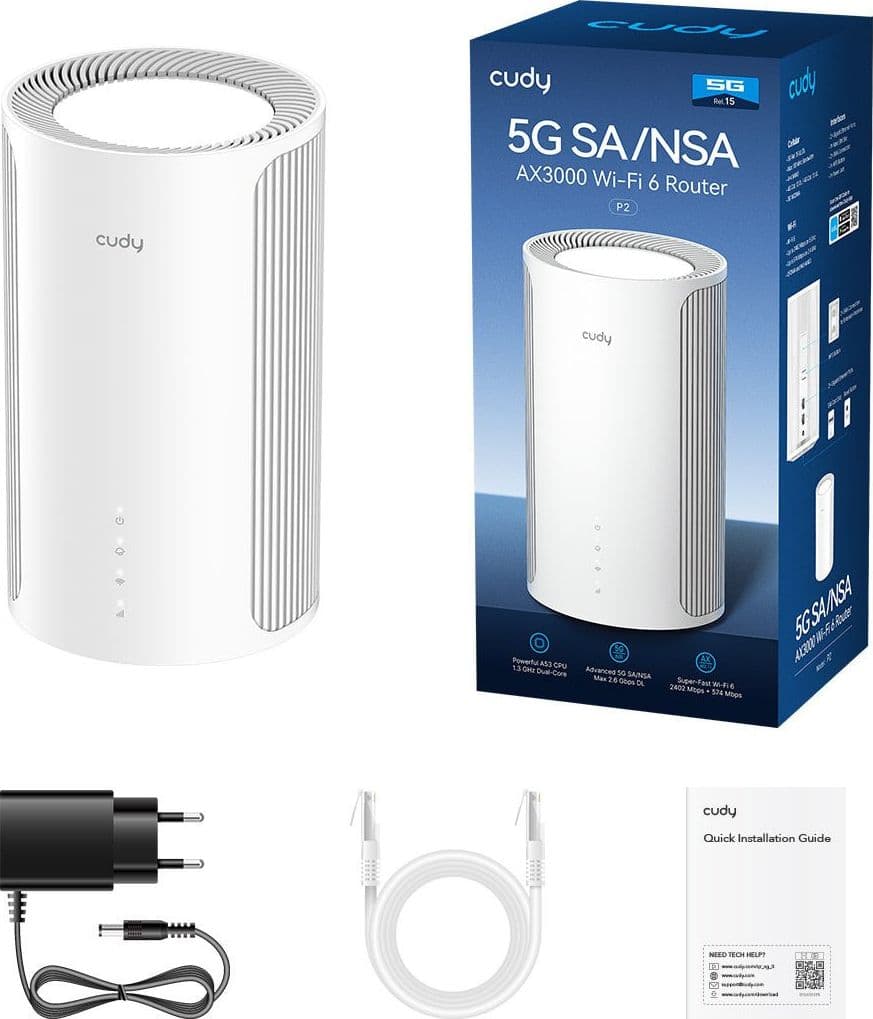 Router Wi-Fi 6 5G SA/NSA AX3000, P2 - 2
