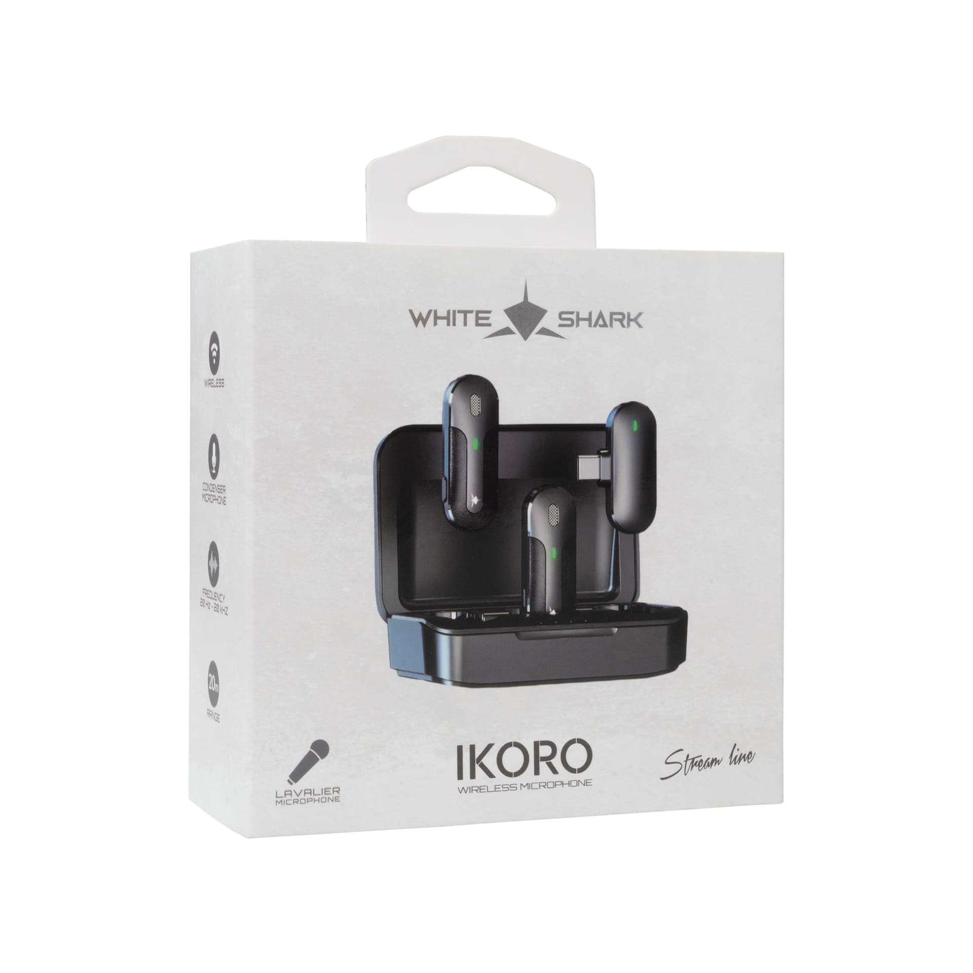 Set 2 Mini Microfoni Lavalier Wireless con Ricevitore USB-C&trade e Custodia di Ricarica, IKORO - 12