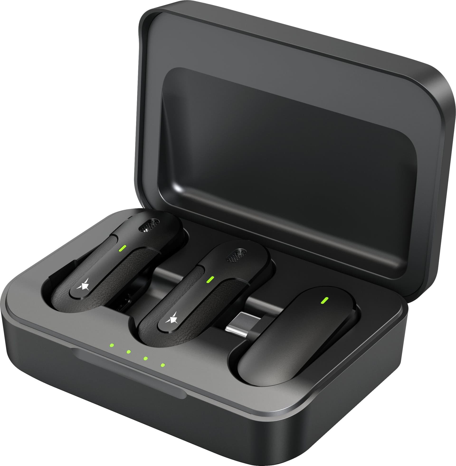 Set 2 Mini Microfoni Lavalier Wireless con Ricevitore USB-C&trade e Custodia di Ricarica, IKORO - 5