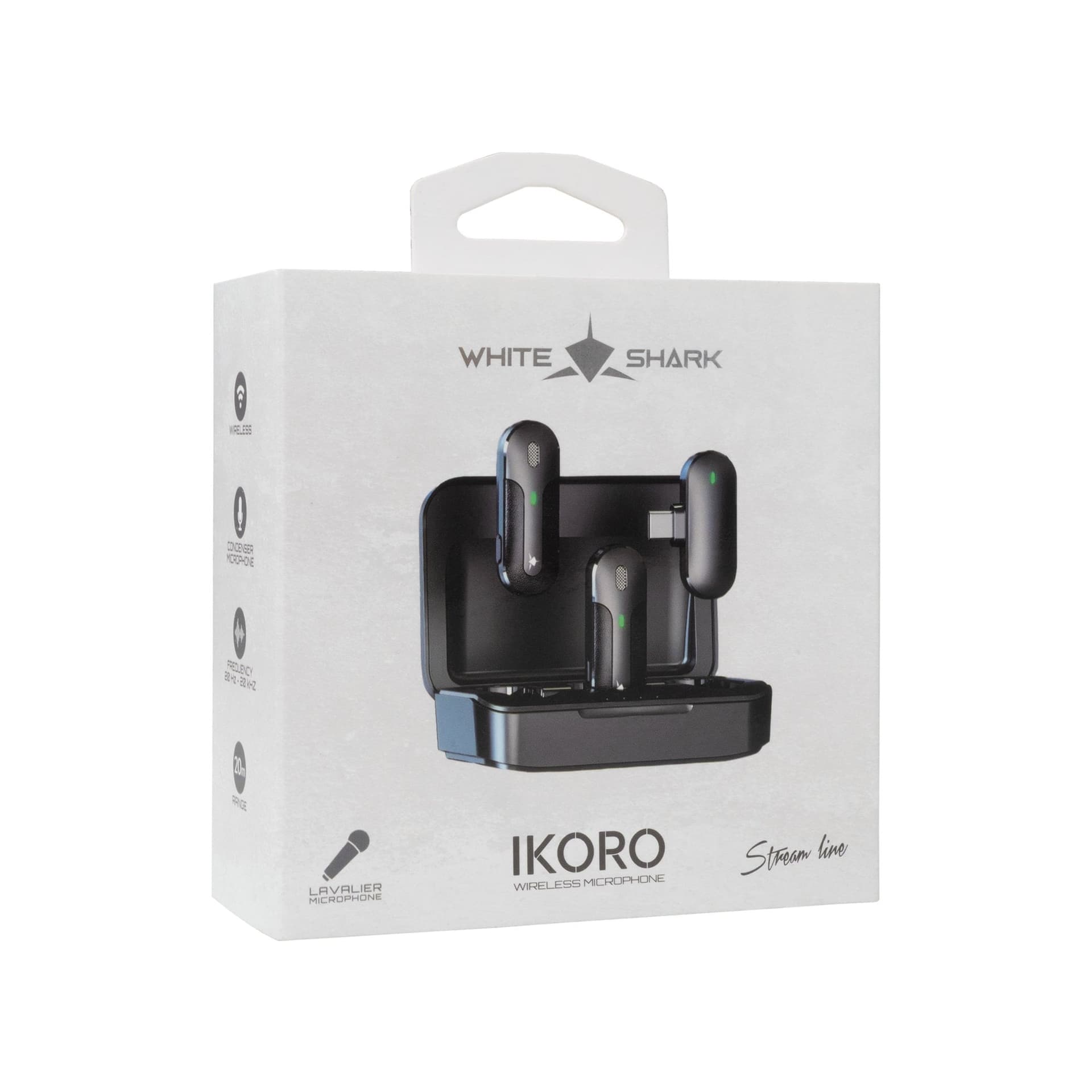 Set 2 Mini Microfoni Lavalier Wireless con Ricevitore USB-C&trade e Custodia di Ricarica, IKORO - 10