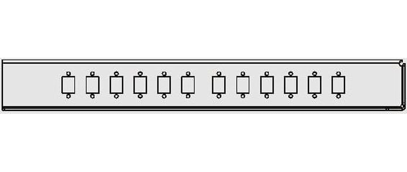 Cassetto ottico 19'' Pivot con Piastra Frontale per 12 LC Duplex/12 SC Simplex/12 E2000&reg Simplex, Nero - 4