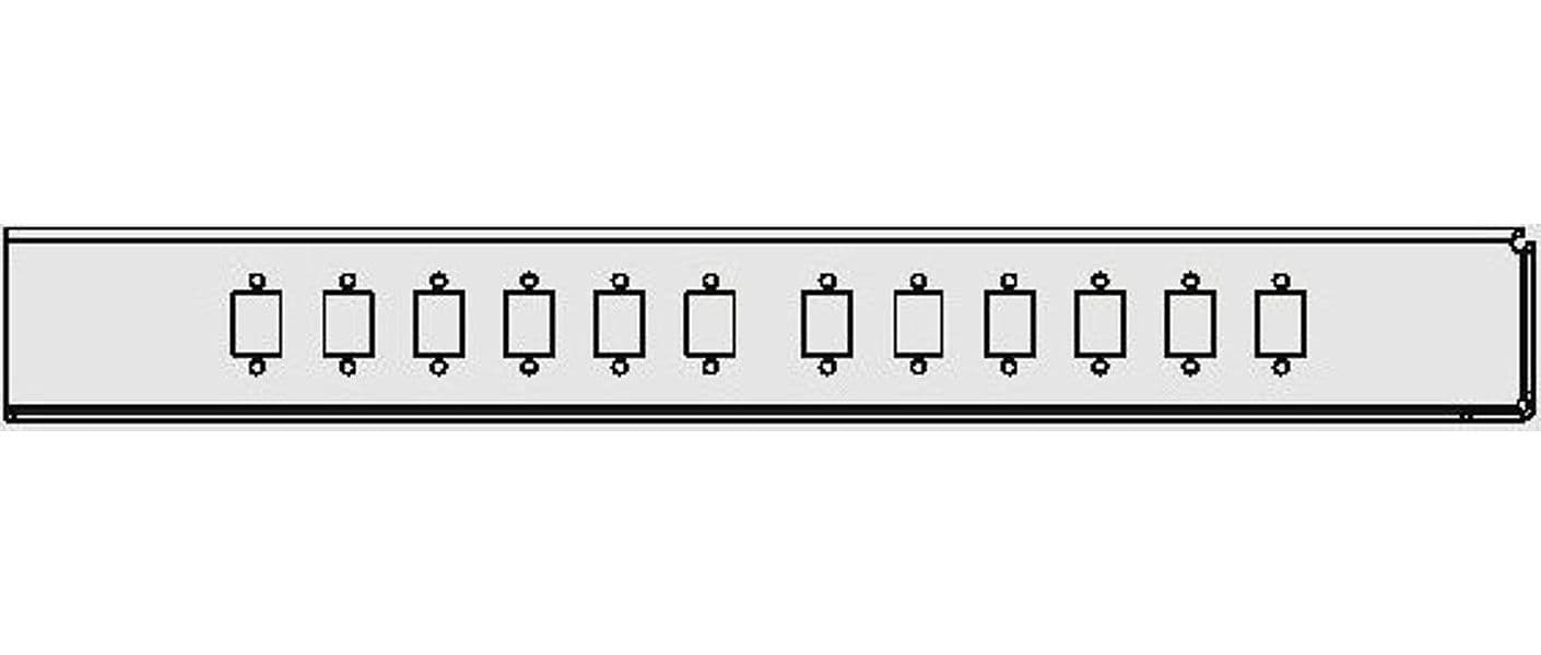 Cassetto ottico 19'' Pivot con Piastra Frontale per 12 LC Duplex/12 SC Simplex/12 E2000&reg Simplex, Nero - 9