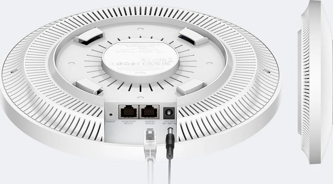 Punto di Accesso Wireless WiFi 7 BE3600, Porta 2.5G, Mesh, a Muro/Soffitto, AP3600 - 6