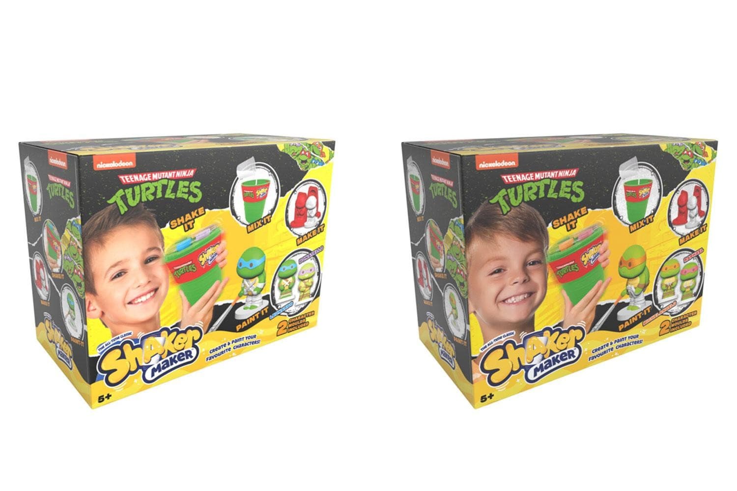 Turtles Snaker Maker pers.da colorare 2ass