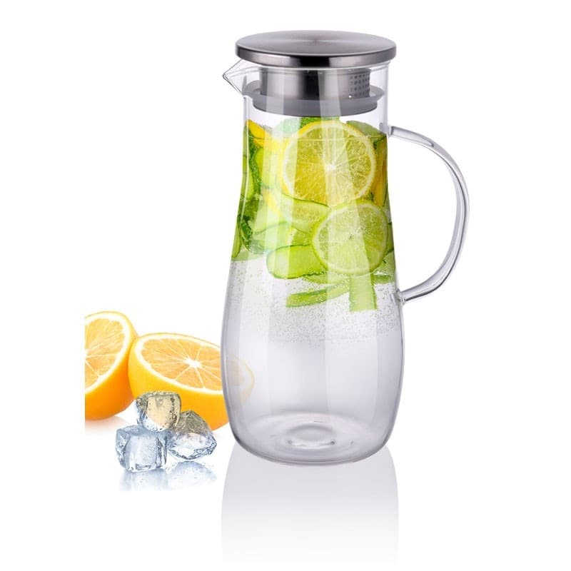 Alpina - Carafe with handle in borosilicate glass 1.4 l - 12