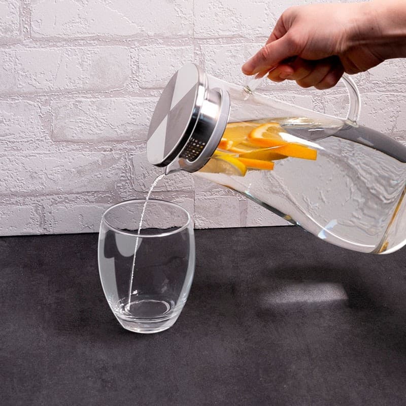 Alpina - Carafe with handle in borosilicate glass 1.4 l - 17