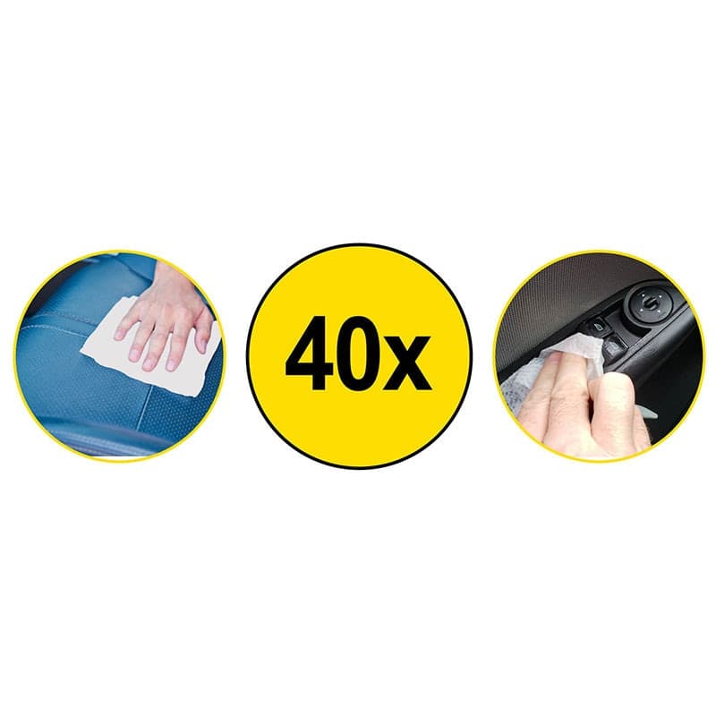 Dunlop - moist wipes for car cockpit care (40 pcs.) - 2