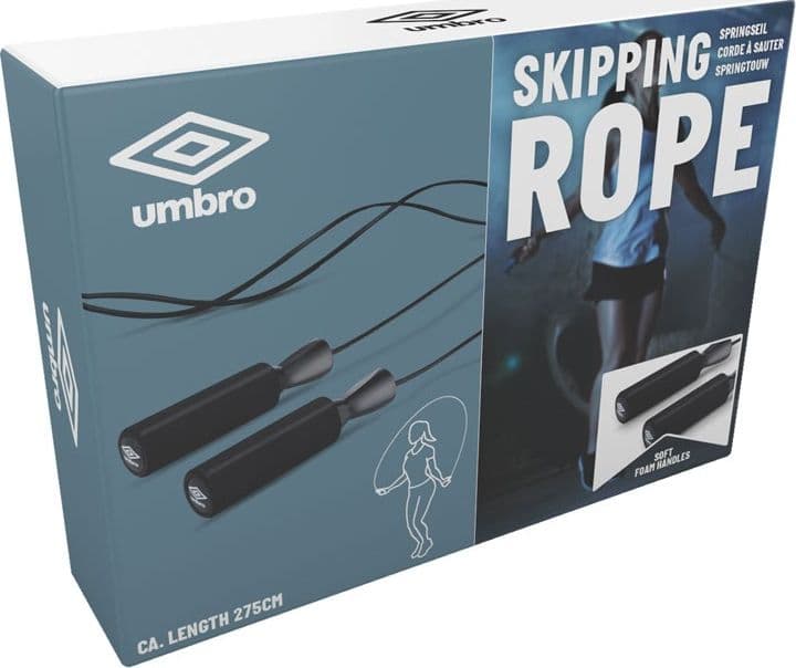 Umbro - Exercise skipping rope 275 cm (Black) - 4