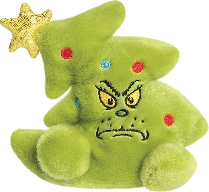 Grinch - Plush Toy Grinch in the Shape of a Christmas Tree 13 cm from Palm Pals Collection - 3